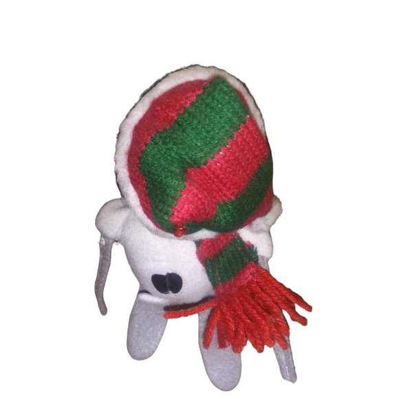 VTG Skiing Winter Snoopy Stuffed Christmas Musical Plush 7 Inch Holiday Toy HTF - Picture 8 of 9